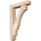Ekena Millwork Balboa Craftsman Smooth Bracket w/ Offset Brace, Douglas Fir, 5 1/2"W x 24"D x 36"H BKT0604X24X36BOA04SDF - alternate 1